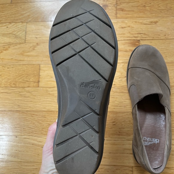 Brown Suede Dansko Dress Clog - Picture 3 of 4